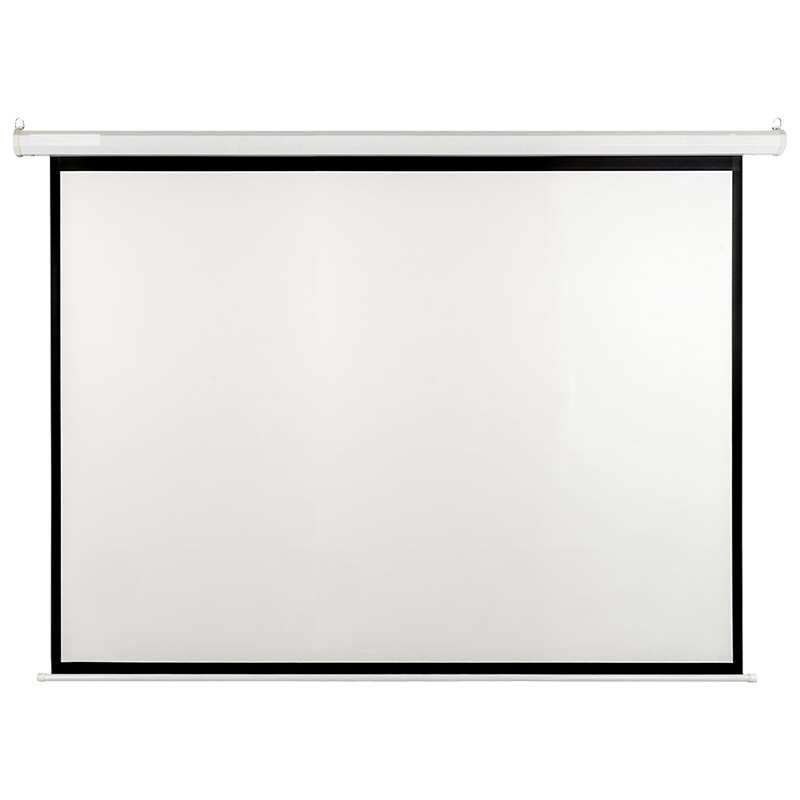 پرده پروژکتور دیواری سقفی آویز 150×150 سانتی متر  برند MK تولید داخل (نو آکبند) سفید