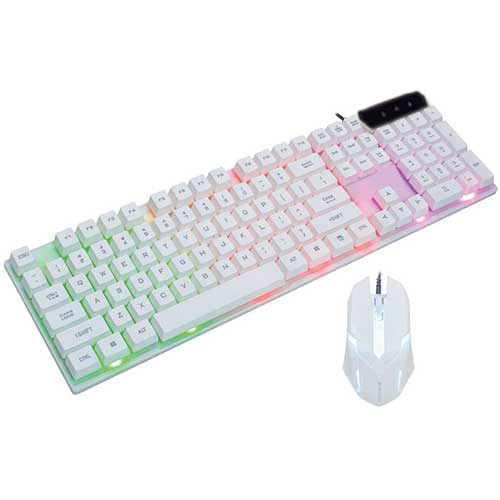 کیبورد و موس حرفه ای گیمینگ RGB Redmo مدل RM-200