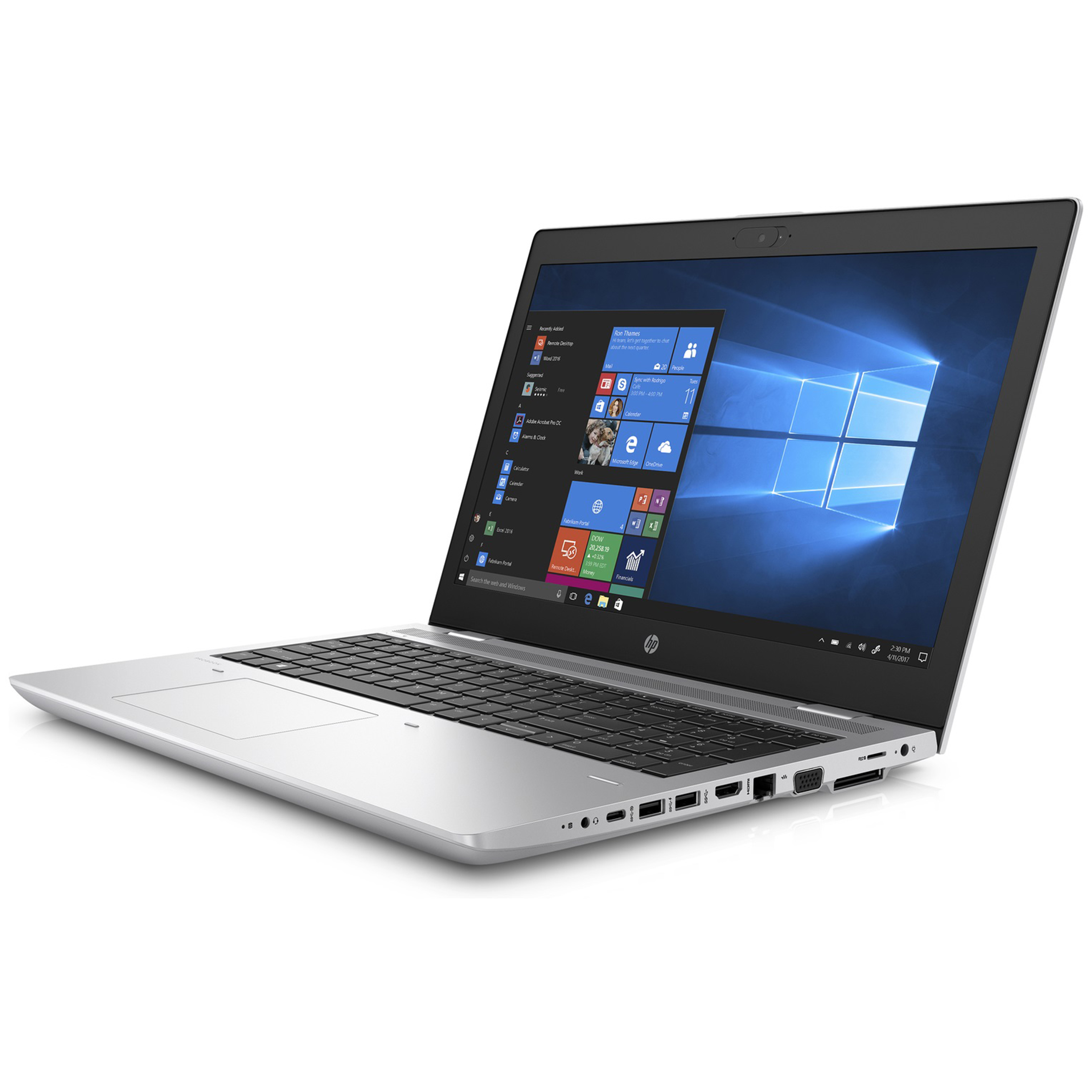 لپ تاپ استوک اچ پی پروبوک HP ProBook 650 G2 i5 نسل 6 با حافظه رم 8 گیگ و هارد 256 گیگ SSD 15 اینچی