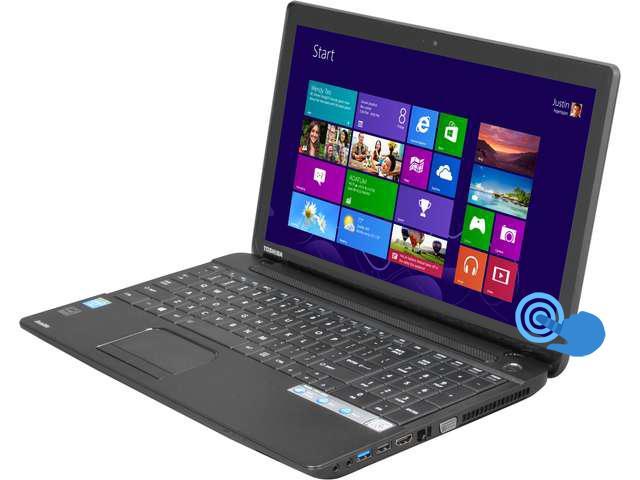 لپ تاپ توشیبا Toshiba satellite c55t i3 ram 4 hard 500 تاچ