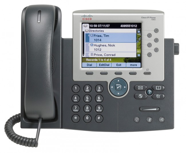 تلفن استوک آی پی سیسکو Cisco IP Phone 7965G به همراه ماژول 7916